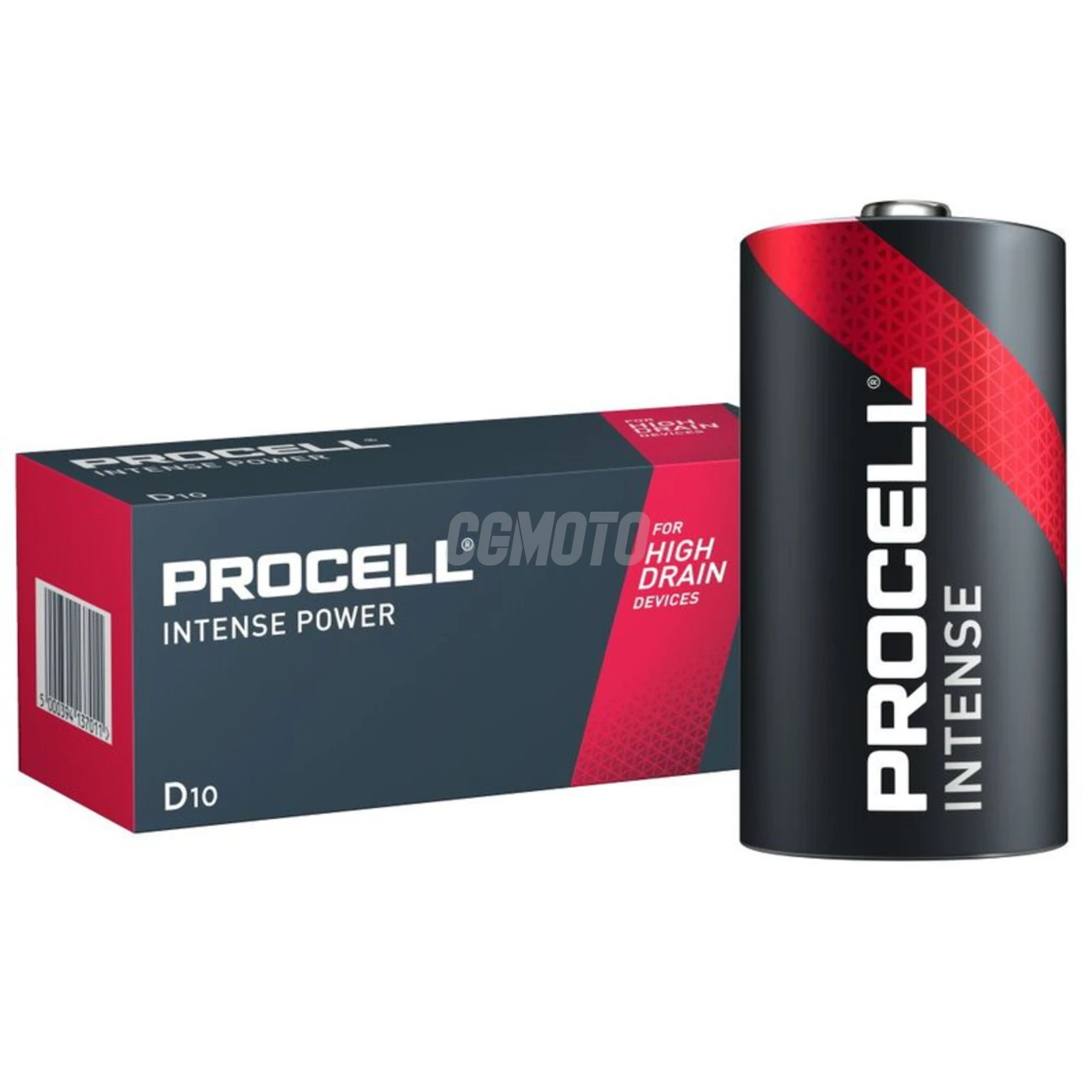 10 alkali-Batterien LR20/D 1,5 V Intense 