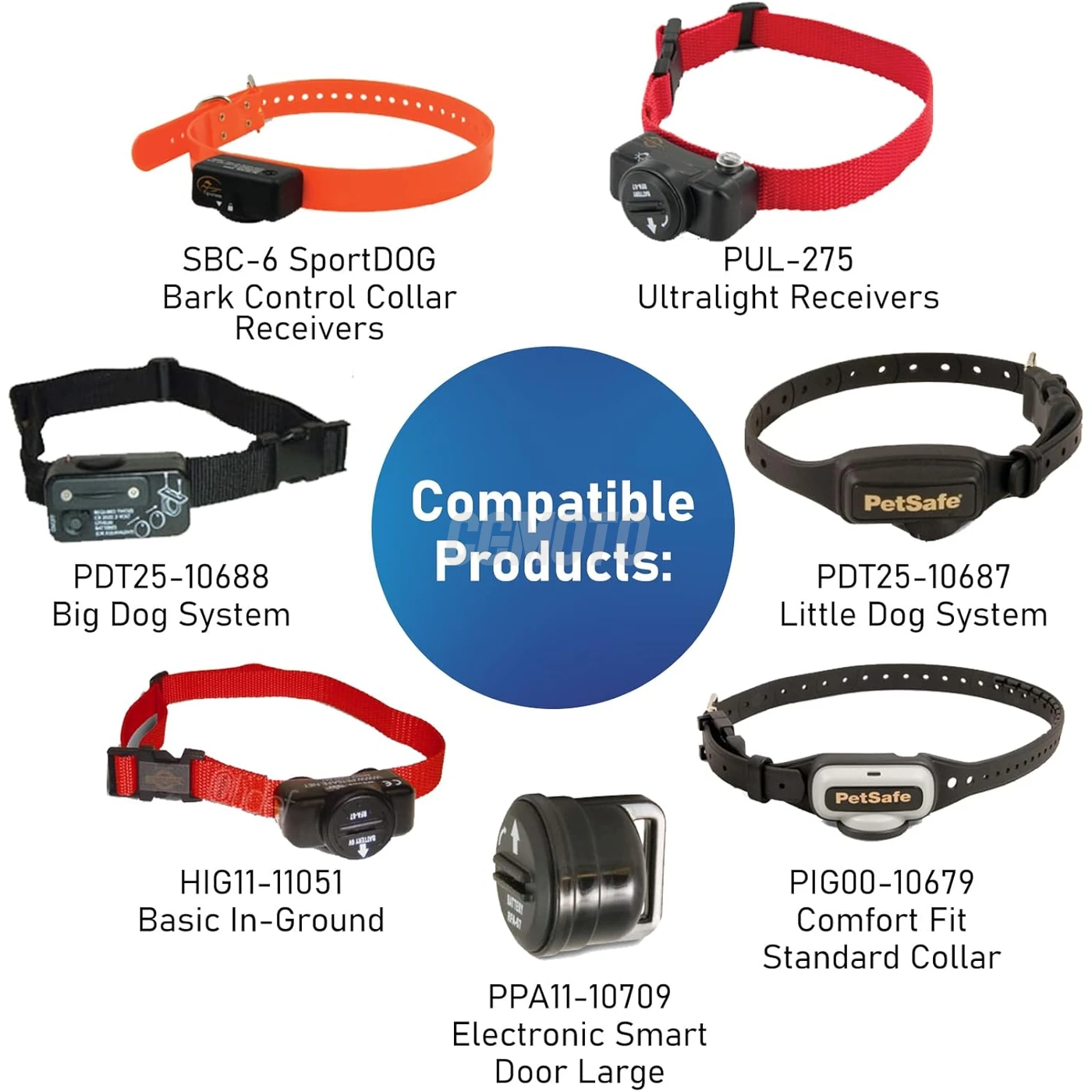 10 Batterien für Anti-Bell-Halsband RFA-67 6 V