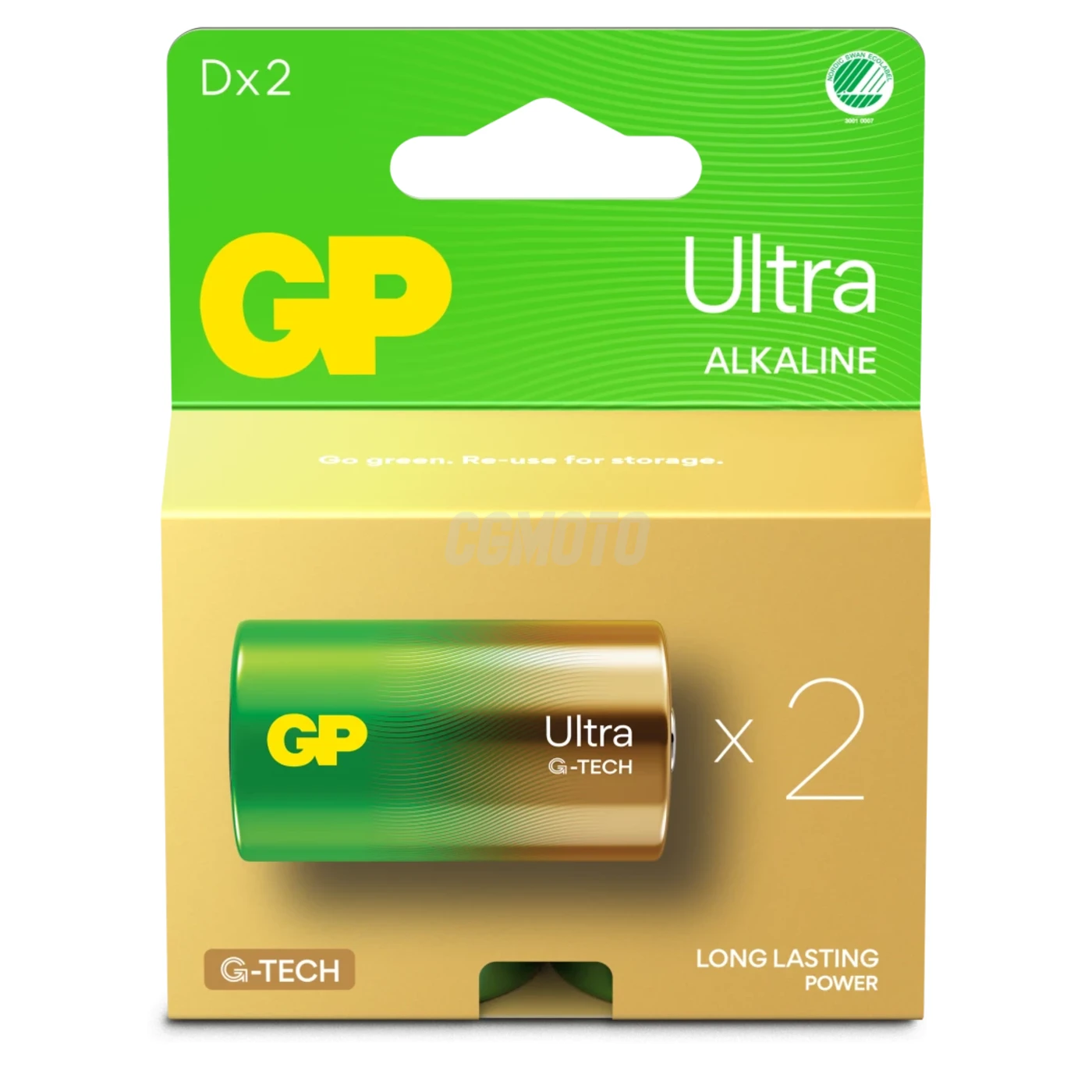 2 alkali-Batterien D 1,5 V Ultra 