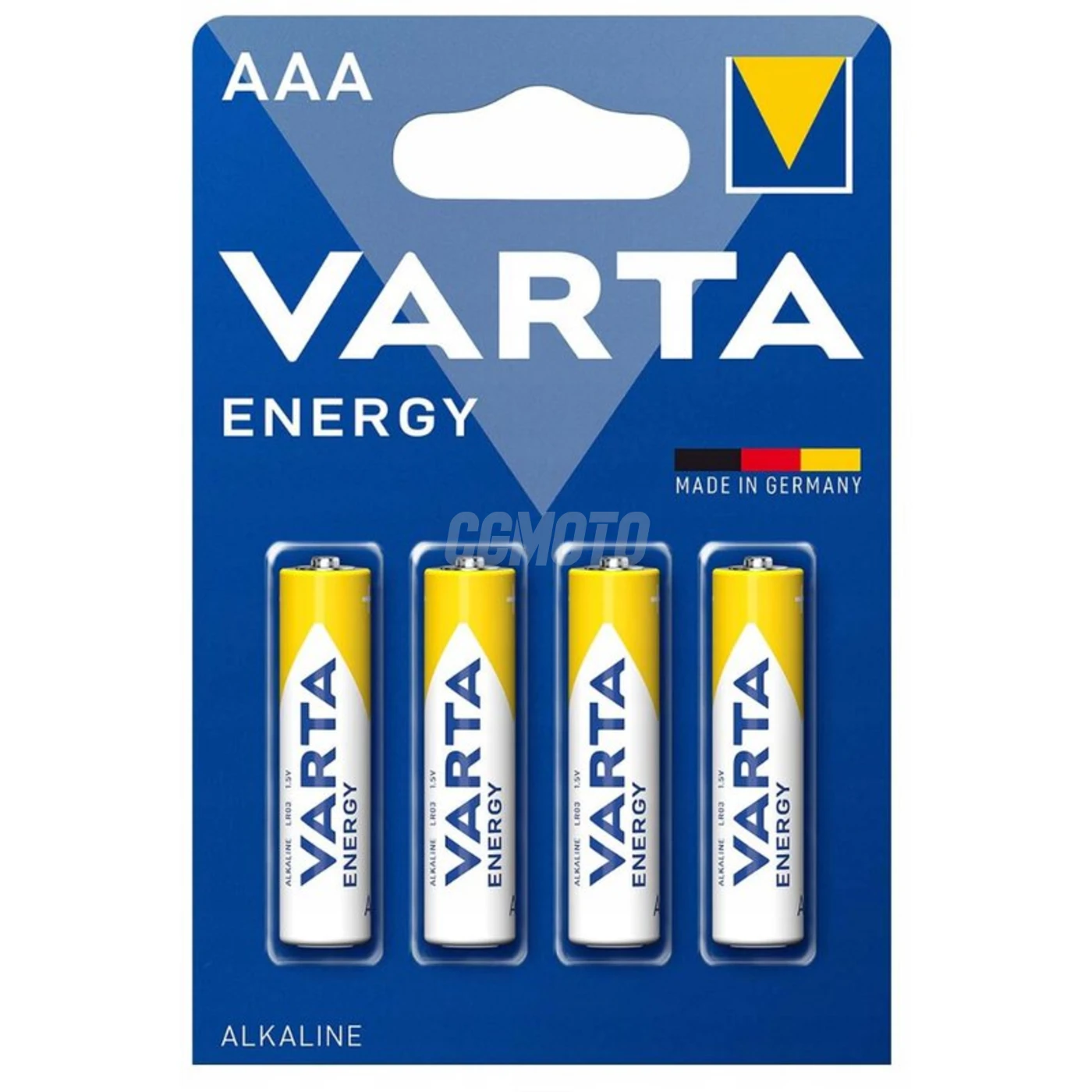 4 alkali-Batterien LR03/AAA 1,5 V Energy 