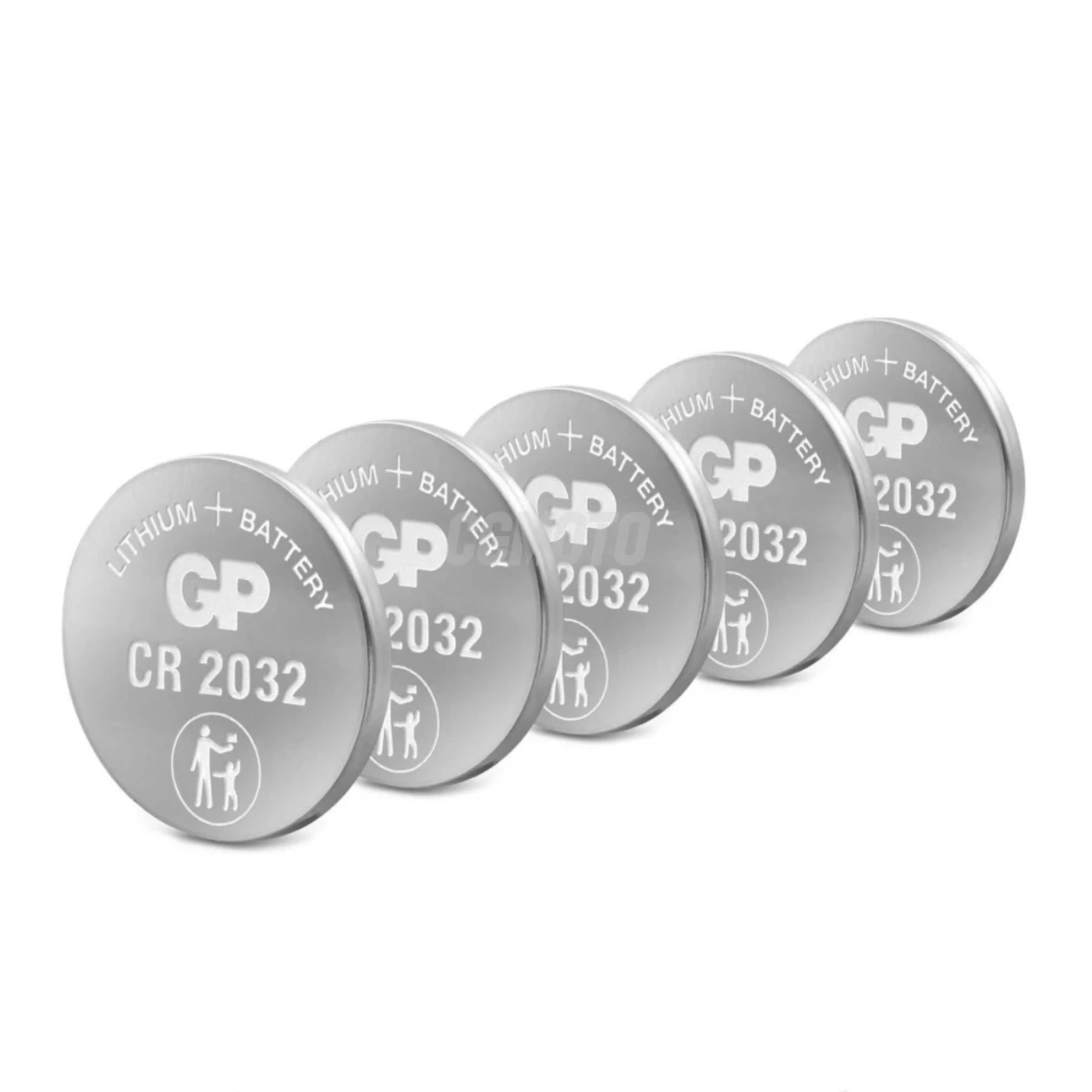 5 lithium-Knopfzellen CR2032 3 V 