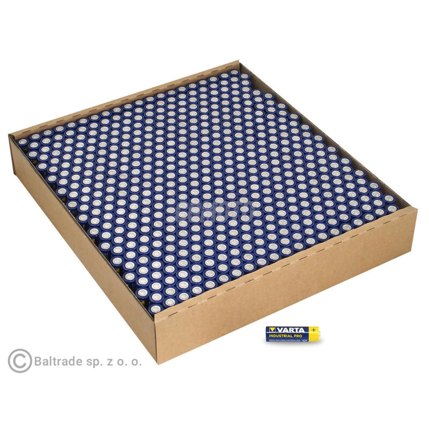 500 alkali-Batterien LR03/AAA 1,5 V Industriel PRO 1250mAh