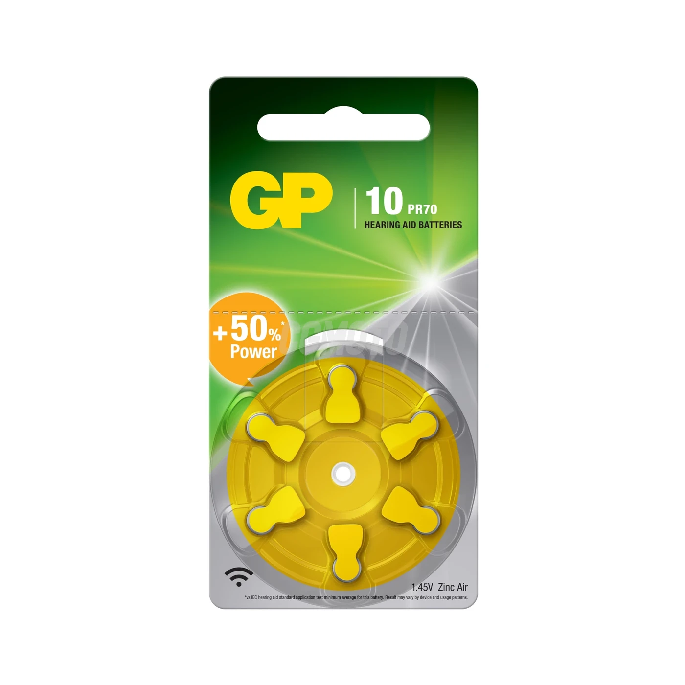 6 zink-Luft-HÃ¶rgerÃ¤tebatterien A10 1,45 V 