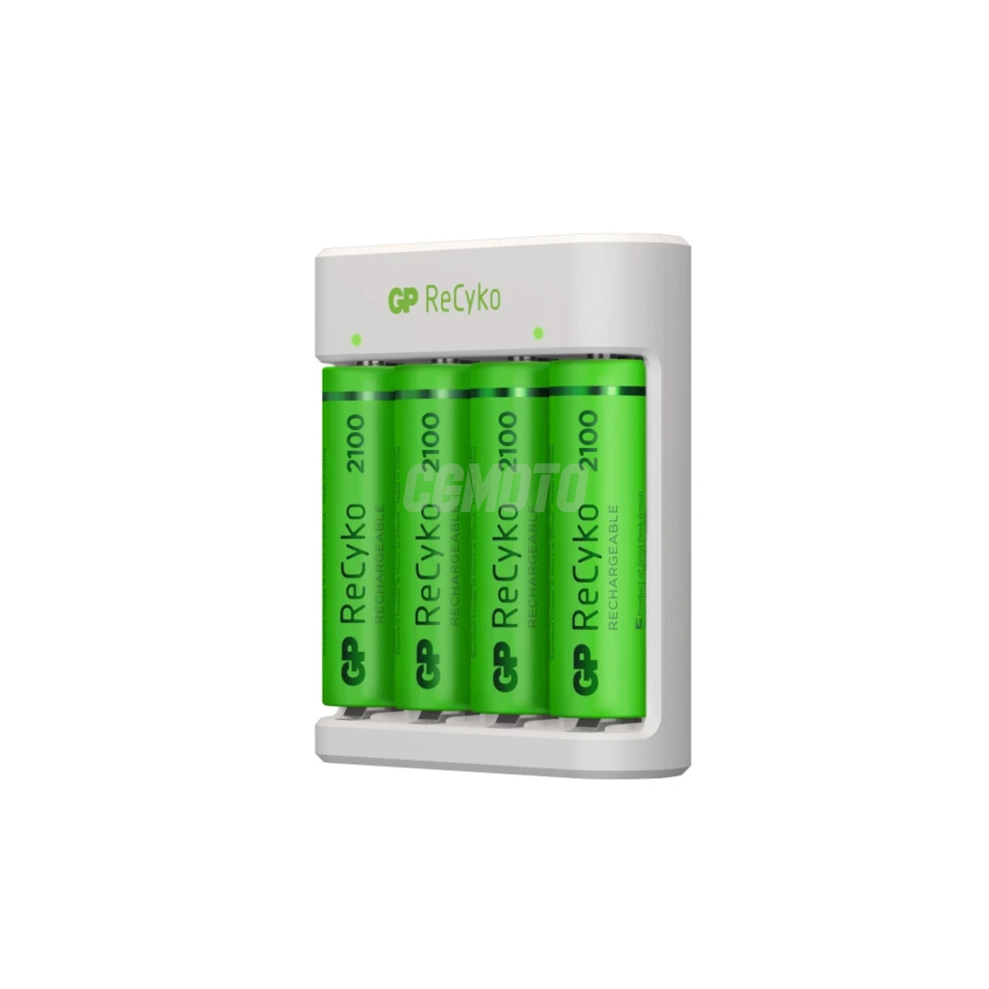 Chargeur classique GP E411 + 4 accus AA 2000 mAh