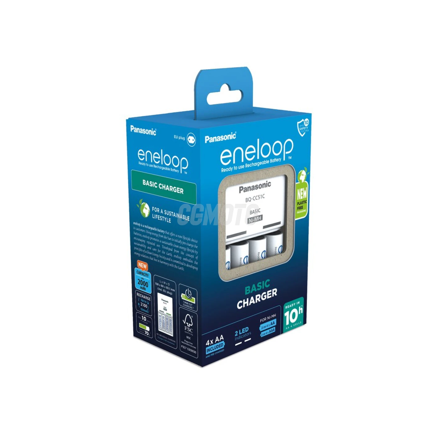 NIMH-LadegerÃ¤t BQ-CC51+4 