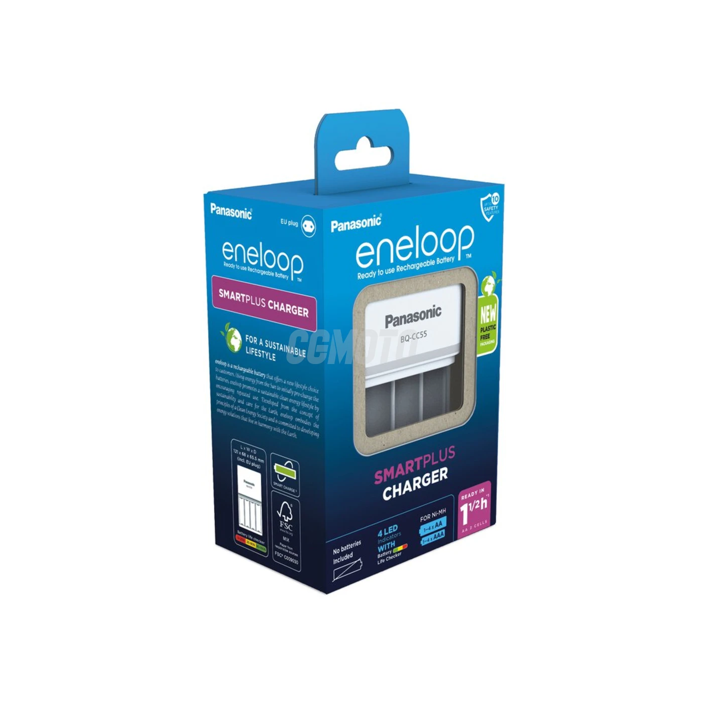 NIMH-LadegerÃ¤t BQ-CC55 