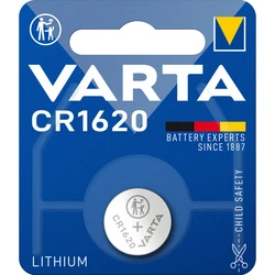 1 Lithium-Knopfzelle CR1620 3 V 70 mAh 1 Lithium-Knopfzelle CR1620 3 V 70 mAh
