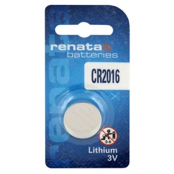1 Lithium-Knopfzelle CR2016 3 V 104 mAh