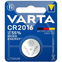 1 Lithium-Knopfzelle CR2016 3 V 90 mAh 1 Lithium-Knopfzelle CR2016 3 V 90 mAh