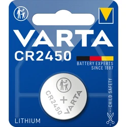 1 Lithium-Knopfzelle CR2450 3 V 1 Lithium-Knopfzelle CR2450 3 V