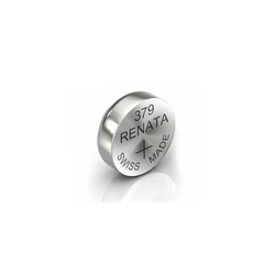 1 silberoxid-Knopfzelle 379 / SR521SW / SR63  1,55 V 