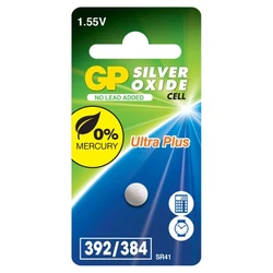 1 silberoxid-Knopfzelle SR41 1,55 V Ultra Plus 1 silberoxid-Knopfzelle SR41 1,55 V Ultra Plus