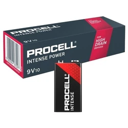 10 alkali-Batterien 6LR61 9 V Intense 
