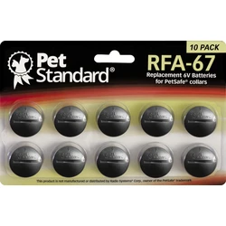 10 Batterien für Anti-Bell-Halsband RFA-67 6 V