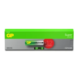 12 alkali-Batterien AA 1,5 V Super 