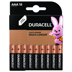 18 alkali-Batterien AAA 1,5 V Basic 