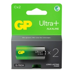 2 alkali-Batterien C 1,5 V Ultra Plus 