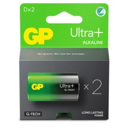 2 alkali-Batterien D 1,5 V Ultra Plus 