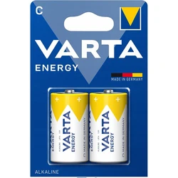 2 alkali-Batterien LR14/C 1,5 V Energy 