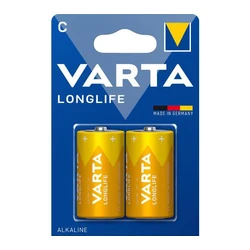 2 alkali-Batterien LR14/C 1,5 V Longlife 