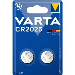 2 Lithium-Knopfzelle CR2025 3 V 