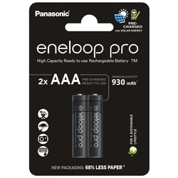2 wiederaufladbare NIMH-Batterien AAA 1,2 V PRO 930 mAh
