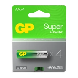 4 alkali-Batterien AA 1,5 V Super 