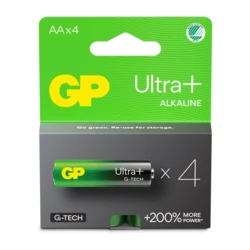 4 alkali-Batterien AA 1,5 V Ultra Plus 