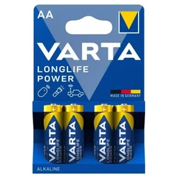 4 alkali-Batterien LR6/AA 1,5 V Longlife Power 2850mAh