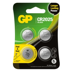 4 lithium-Knopfzellen CR2025 3 V 4 lithium-Knopfzellen CR2025 3 V