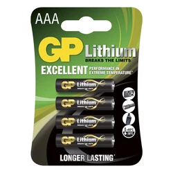 4 lithiumbatterien AAA 1,5 V 