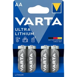4 lithiumbatterien LR6/AA 1,5 V Ultra 4 lithiumbatterien LR6/AA 1,5 V Ultra