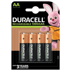 4 wiederaufladbare NIMH-Batterien AA 1,5 V 1300 mAh