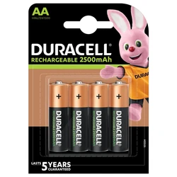 4 wiederaufladbare NIMH-Batterien AA 1,5 V 2500 mAh