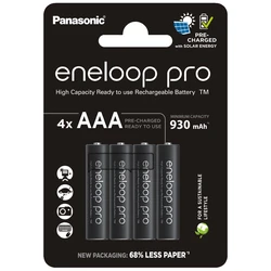 4 wiederaufladbare NIMH-Batterien AAA 1,2 V PRO 930 mAh