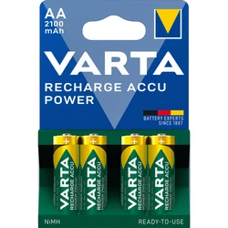 4 wiederaufladbare NIMH-Batterien LR6/AA 1,2 V Ready2Use 2100 mAh