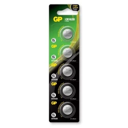 5 lithium-Knopfzellen CR1620 3 V 