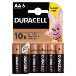 6 alkali-Batterien AA 1,5 V Basic, Duralock 