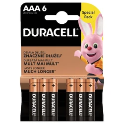 6 alkali-Batterien AAA 1,5 V Basic, Duralock, C&B 