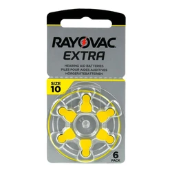 6 zink-Luft-Hörgerätebatterien 10 1,45 V Extra 6 zink-Luft-Hörgerätebatterien 10 1,45 V Extra