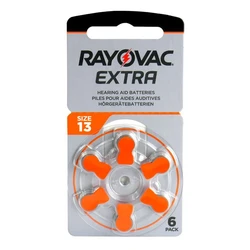 6 zink-Luft-HÃ¶rgerÃ¤tebatterien 13 1,45 V Extra 