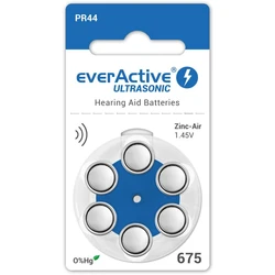 6 zink-Luft-HÃ¶rgerÃ¤tebatterien 675 1,45 V Ultrasonic 