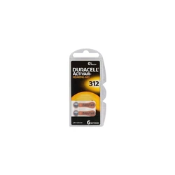 6 zink-Luft-Hörgerätebatterien 312 1,45 V ActivAir 