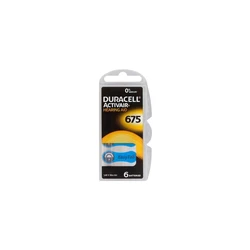 6 zink-Luft-Hörgerätebatterien 675 1,45 V ActivAir 6 zink-Luft-Hörgerätebatterien 675 1,45 V ActivAir
