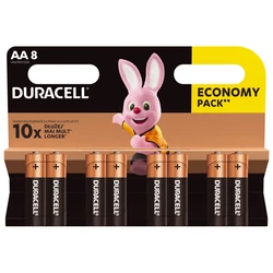 8 alkali-Batterien AA 1,5 V Basic, Duralock, C&B 