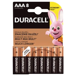8 alkali-Batterien AAA 1,5 V Duralock, C&B 