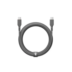 Essentials 2m USB-C to USB-C cable (100W) - Grey Essentials 2m USB-C to USB-C cable (100W) - Grey