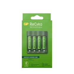 Ladegerät 6 Stunden GP B421 (USB) + 4 NiMH-Akkus AAA 850 mAh Ladegerät 6 Stunden GP B421 (USB) + 4 NiMH-Akkus AAA 850 mAh