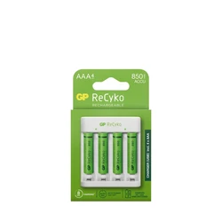 Standard-Ladegerät GP E411 + 4 NiMH-Akkus AAA 800 mAh Standard-Ladegerät GP E411 + 4 NiMH-Akkus AAA 800 mAh